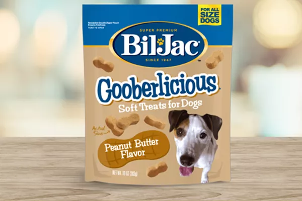 Gooberlicious Peanut butter flavored soft dog treats