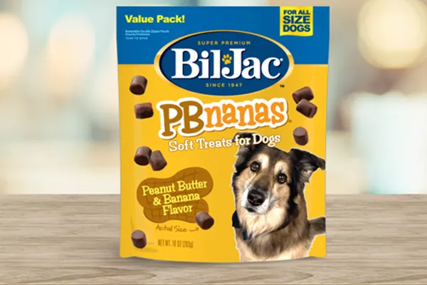 PBNanas soft peanut butter and banana flavored dog treats